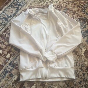 Women's White Scrub Jacket